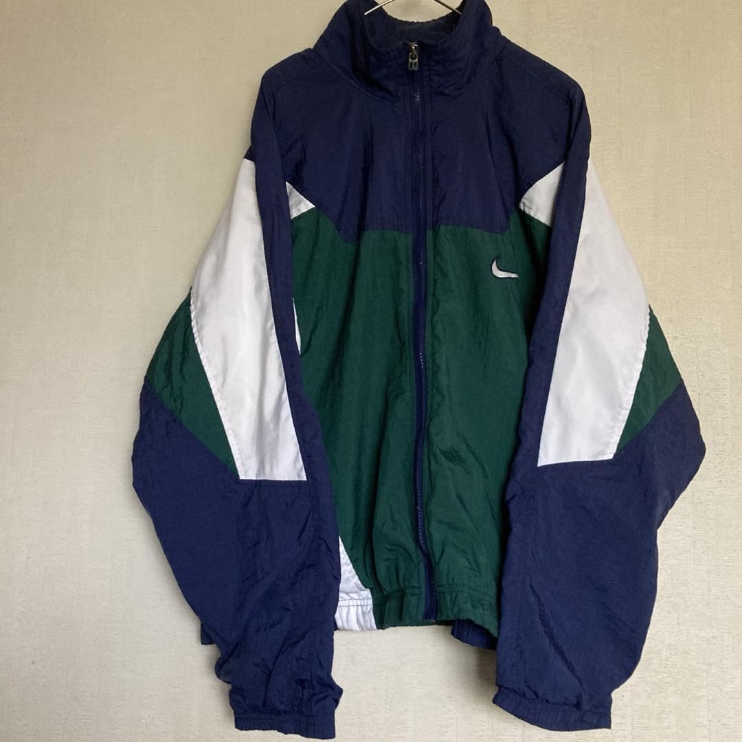 NIKE - 90s NIKE ナイロンジャケット マルチカラー 銀タグの通販 NIKE - 90s NIKE ナイロンジャケット マルチカラー 銀タグの通販