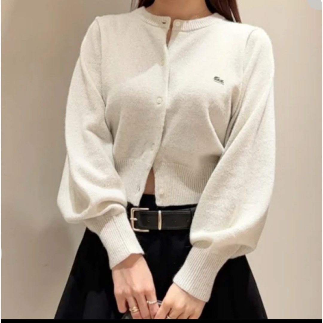 SNIDEL - LACOSTE snidel ラメニットカーディガンの通販 by SNIDEL - LACOSTE snidel ラメニットカーディガンの通販 by