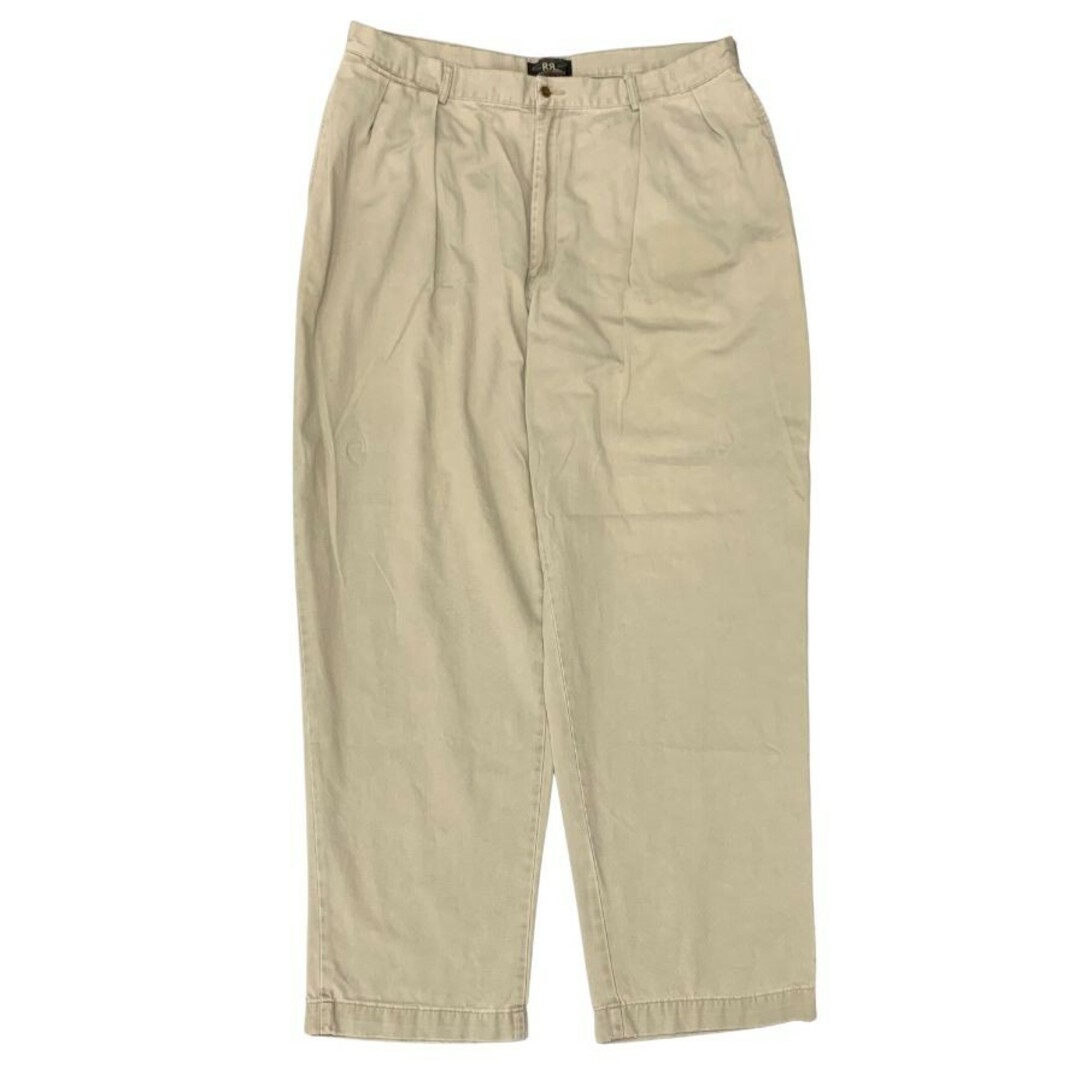 RRL - ダブルアールエル チノパンツ 90S 三ツ星タグ ベージュ RRL - ダブルアールエル チノパンツ 90S 三ツ星タグ ベージュ