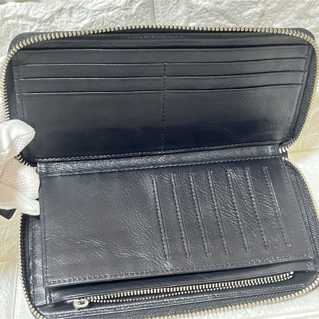 ✨ビジネスレザーファクトリー✨ 長財布(蛇腹ラウンドファスナー ✨ビジネスレザーファクトリー✨ 長財布(蛇腹ラウンドファスナー