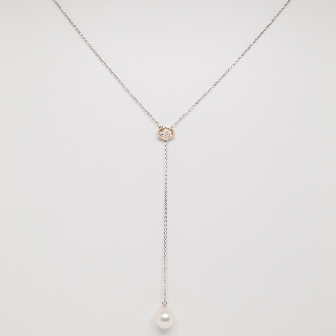 MIKIMOTO - 美品✨ミキモト ステーション ネックレス パール Y字 MIKIMOTO - 美品✨ミキモト ステーション ネックレス パール Y字