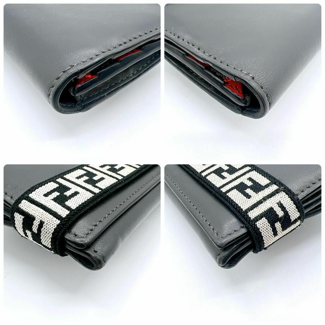 FENDI - フェンディ ズッカ柄 二つ折り ロングウォレット 長財布 FENDI - フェンディ ズッカ柄 二つ折り ロングウォレット 長財布