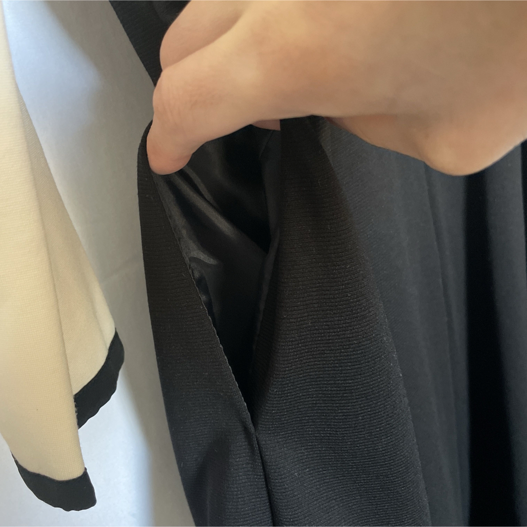 TOCCA - 美品 TOCCA 洗える LUCE 長袖 9号 2ブラック ベージュ TOCCA - 美品 TOCCA 洗える LUCE 長袖 9号 2ブラック ベージュ