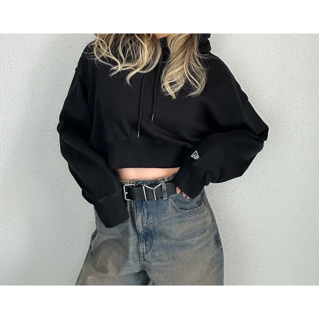 GYDA - 【GYDA】GYDA×NEWERA ショートスウェット パーカーの通販 GYDA - 【GYDA】GYDA×NEWERA ショートスウェット パーカーの通販