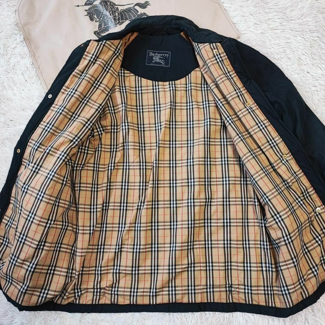 BURBERRY - ☆ BURBERRYS ブラック L キルティングコート ノバ BURBERRY - ☆ BURBERRYS ブラック L キルティングコート ノバ
