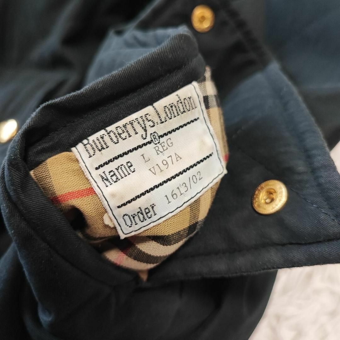 BURBERRY - ☆ BURBERRYS ブラック L キルティングコート ノバ BURBERRY - ☆ BURBERRYS ブラック L キルティングコート ノバ