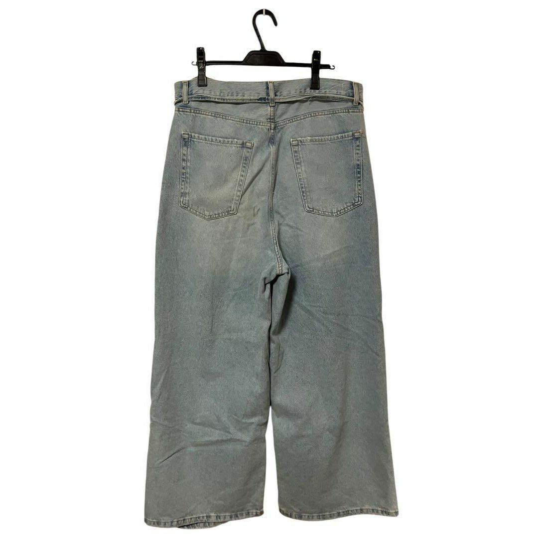ZARA - ○中古 ZARA ダメージスーパーバギーデニム ブルー JP32 ZARA - ○中古 ZARA ダメージスーパーバギーデニム ブルー JP32