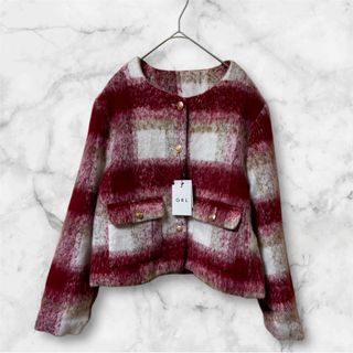 yori 新品タグ付 ミックスツイードジャケットの通販 by poteco's yori 新品タグ付 ミックスツイードジャケットの通販 by poteco's