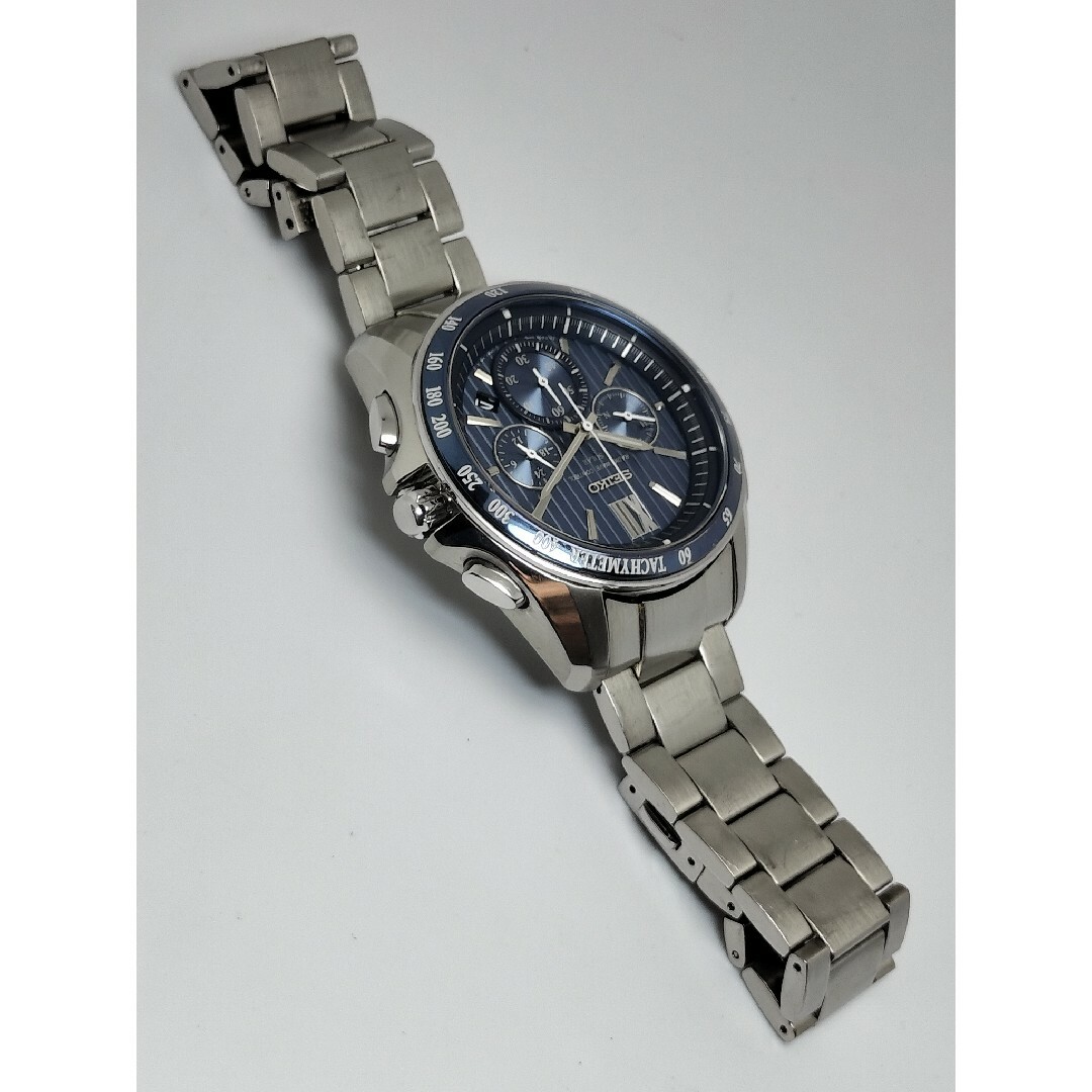 SEIKO - 人気のブルー文字盤 セイコー ブライツ クロノグラフ SEIKO - 人気のブルー文字盤 セイコー ブライツ クロノグラフ