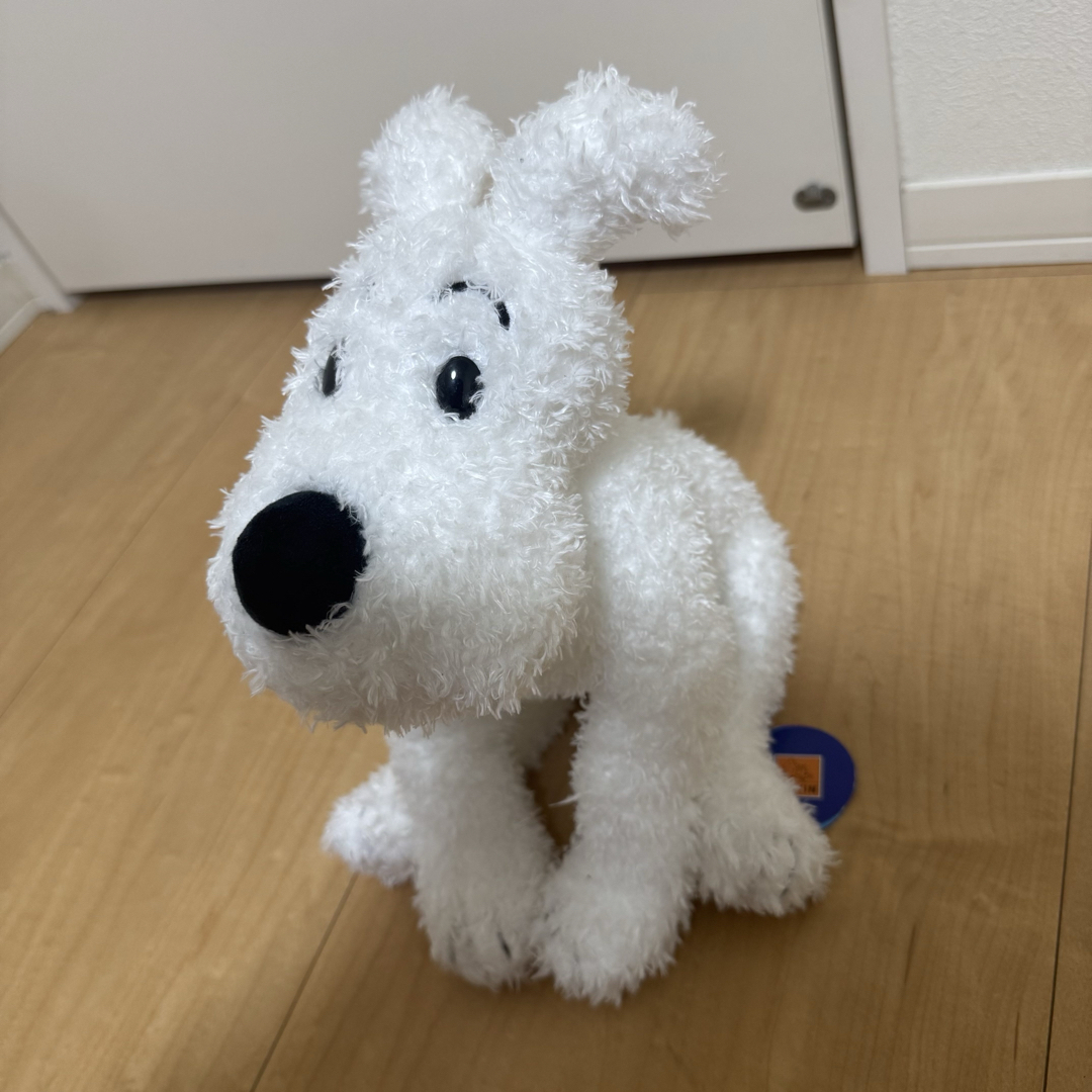 タンタンの冒険 スノーウィ 犬 ぬいぐるみ TINTIN 白 ホワイトの タンタンの冒険 スノーウィ 犬 ぬいぐるみ TINTIN 白 ホワイトの