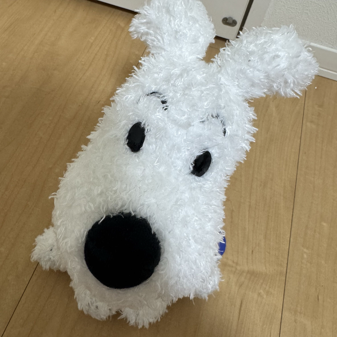 タンタンの冒険 スノーウィ 犬 ぬいぐるみ TINTIN 白 ホワイトの タンタンの冒険 スノーウィ 犬 ぬいぐるみ TINTIN 白 ホワイトの