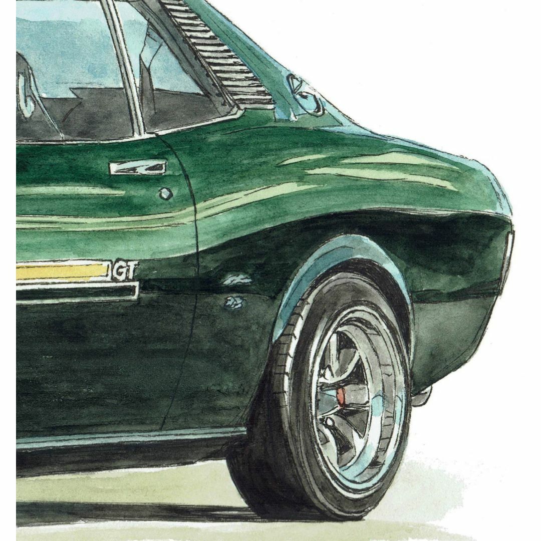 トヨタ - NC-687 2000GT/1600GT限定版画サイン額装作家平右ヱ門