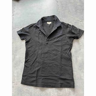 DIESEL - 14AW ディーゼルブラックゴールド 金属バッジ付 ウール DIESEL - 14AW ディーゼルブラックゴールド 金属バッジ付 ウール
