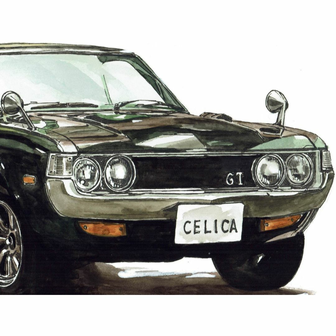 トヨタ - NC-685セリカ2000GT限定版画サイン額装作家平右ヱ門の トヨタ - NC-685セリカ2000GT限定版画サイン額装作家平右ヱ門の