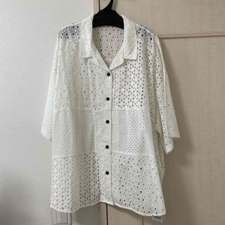 FRAMeWORK - フレームワーク カットワーク刺繍半袖シャツの通販 FRAMeWORK - フレームワーク カットワーク刺繍半袖シャツの通販