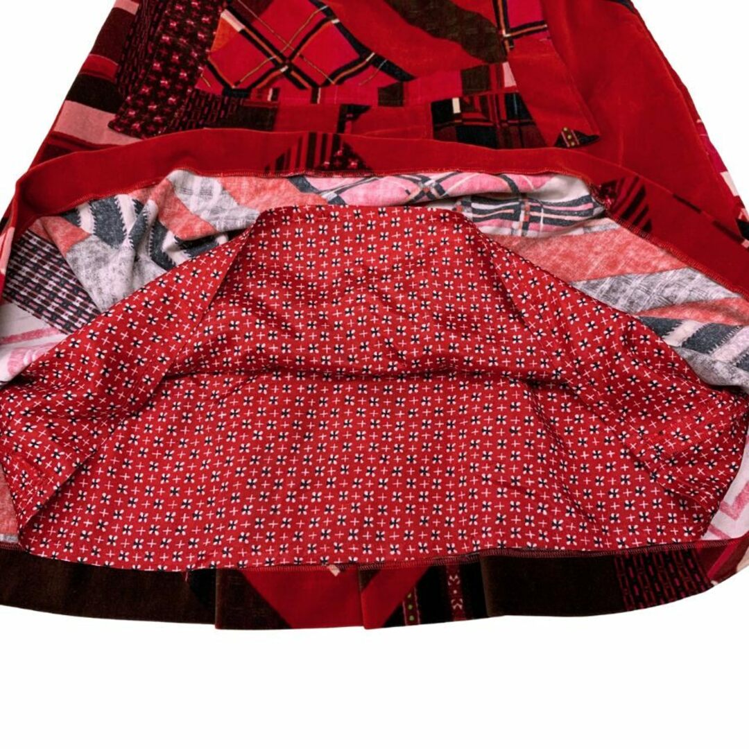 KENZO - ケンゾー スカート 総柄 コットン ひざ丈 ペチコート KENZO - ケンゾー スカート 総柄 コットン ひざ丈 ペチコート