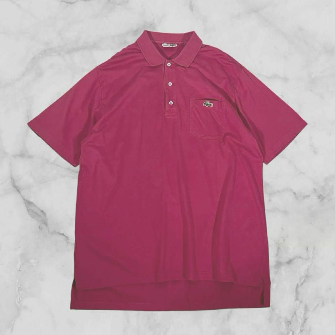 LACOSTE - 【80s】ラコステ/LACOSTE 半袖ポロシャツ フランス製 LACOSTE - 【80s】ラコステ/LACOSTE 半袖ポロシャツ フランス製