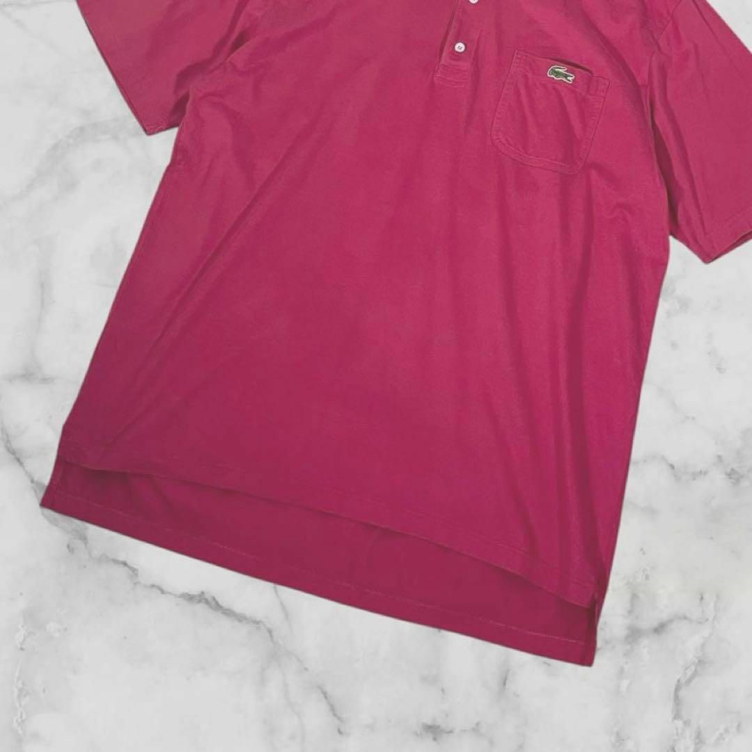 LACOSTE - 【80s】ラコステ/LACOSTE 半袖ポロシャツ フランス製 LACOSTE - 【80s】ラコステ/LACOSTE 半袖ポロシャツ フランス製