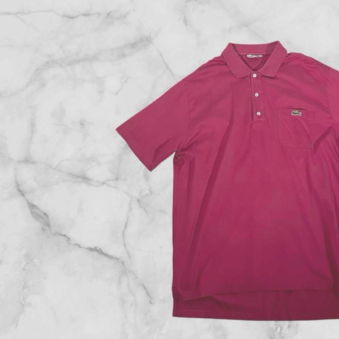 LACOSTE - 【80s】ラコステ/LACOSTE 半袖ポロシャツ フランス製 LACOSTE - 【80s】ラコステ/LACOSTE 半袖ポロシャツ フランス製