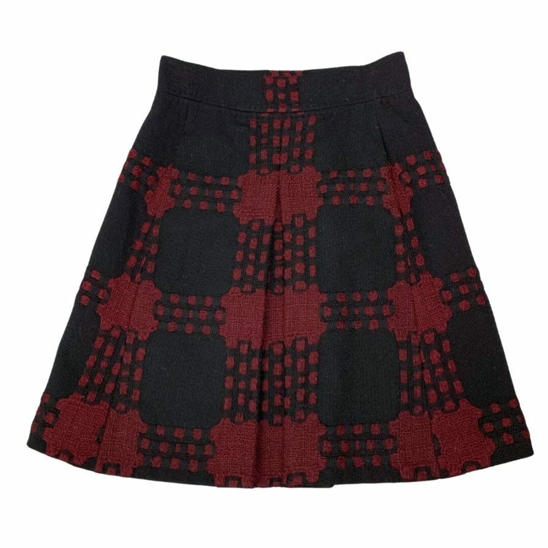 GUCCI - グッチ スカート ウール ツイード チェック 切替 2007 GUCCI - グッチ スカート ウール ツイード チェック 切替 2007