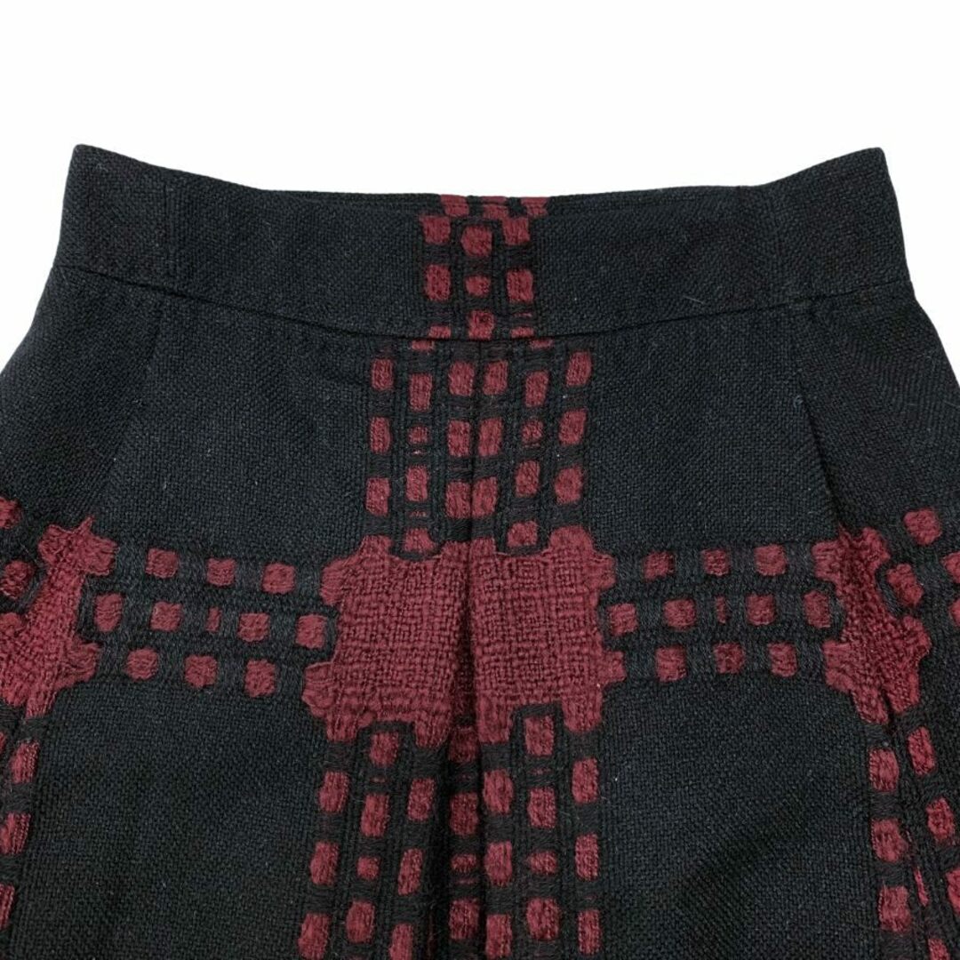 GUCCI - グッチ スカート ウール ツイード チェック 切替 2007 GUCCI - グッチ スカート ウール ツイード チェック 切替 2007