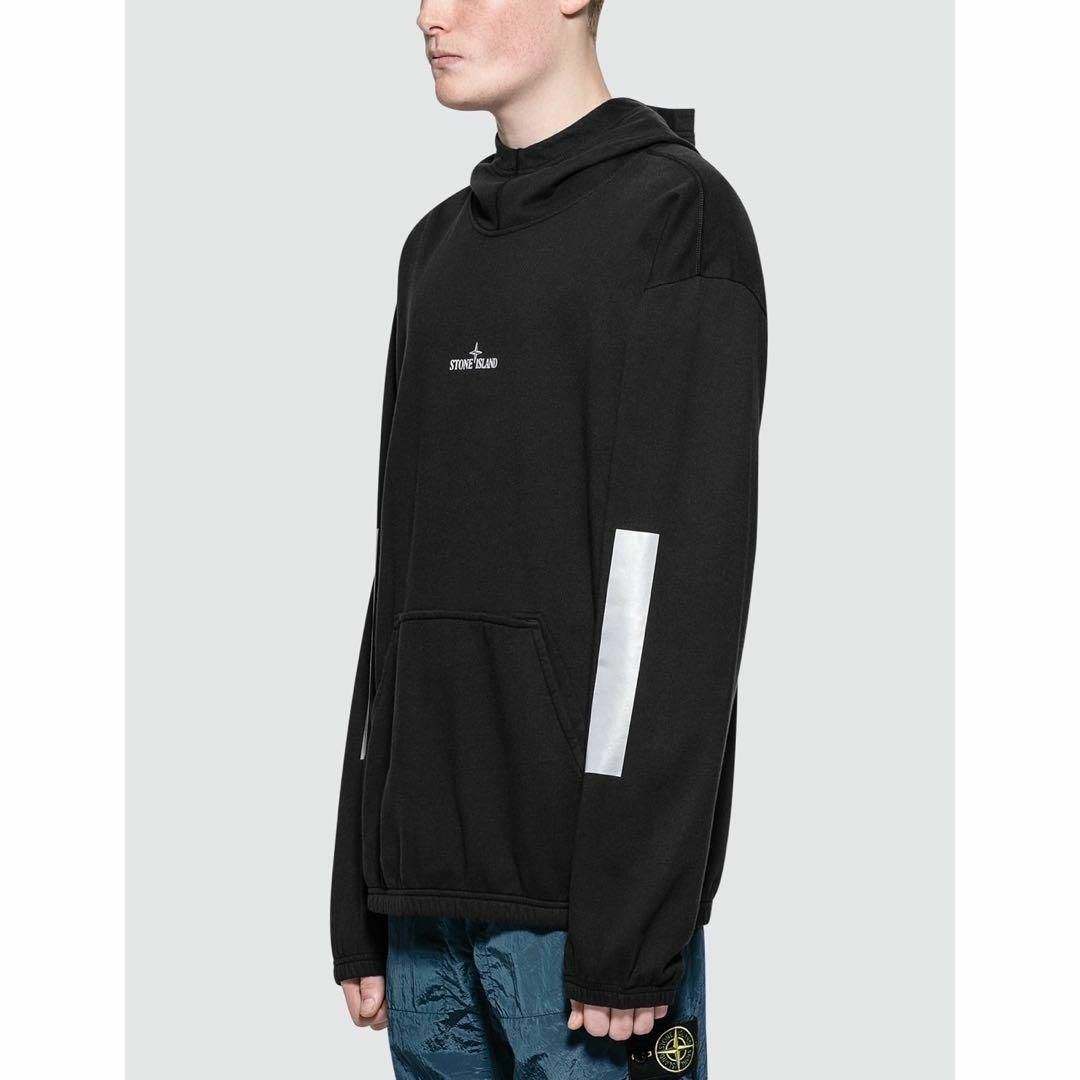 STONE ISLAND - 希少 STONE ISLAND LIGHTGAUZED FLEECEHOODIEの STONE ISLAND - 希少 STONE ISLAND LIGHTGAUZED FLEECEHOODIEの