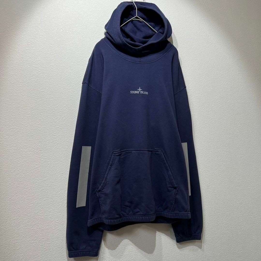 STONE ISLAND - 希少 STONE ISLAND LIGHTGAUZED FLEECEHOODIEの STONE ISLAND - 希少 STONE ISLAND LIGHTGAUZED FLEECEHOODIEの