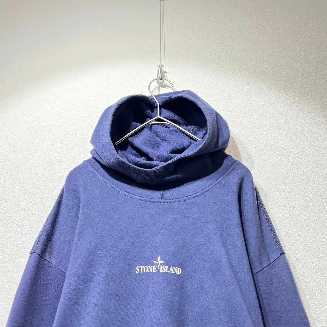 STONE ISLAND - 希少 STONE ISLAND LIGHTGAUZED FLEECEHOODIEの STONE ISLAND - 希少 STONE ISLAND LIGHTGAUZED FLEECEHOODIEの