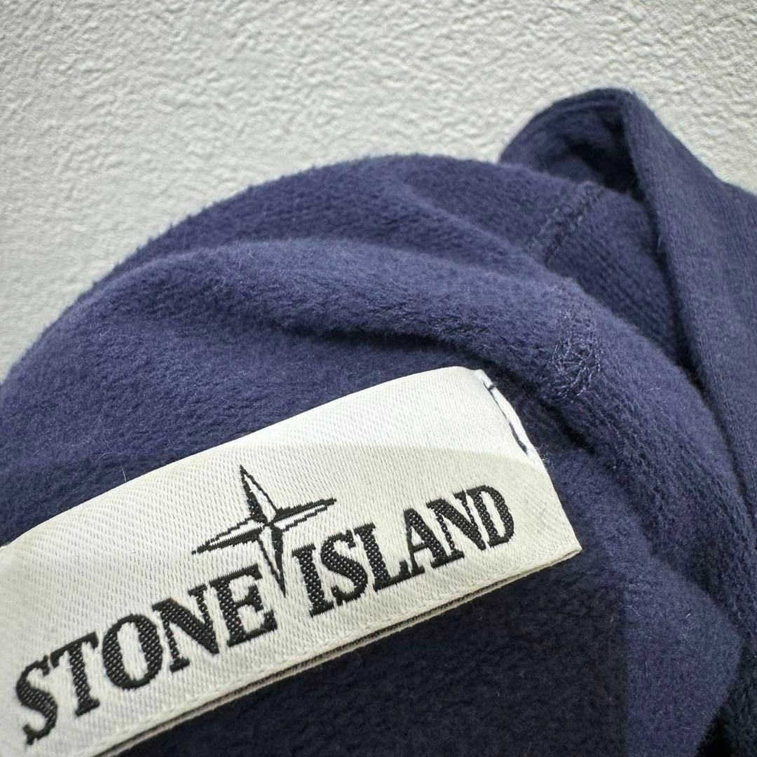 STONE ISLAND - 希少 STONE ISLAND LIGHTGAUZED FLEECEHOODIEの STONE ISLAND - 希少 STONE ISLAND LIGHTGAUZED FLEECEHOODIEの