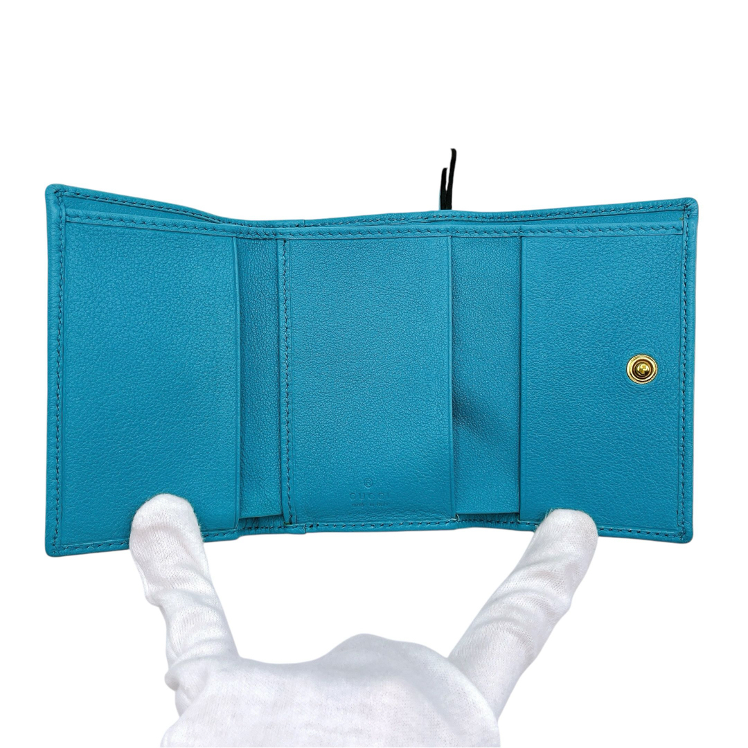 GUCCI - 極美品 グッチ 658633 バンブー コンパクトウォレット GUCCI - 極美品 グッチ 658633 バンブー コンパクトウォレット
