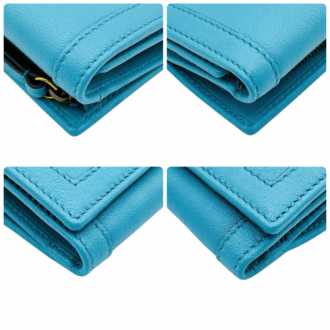 GUCCI - 極美品 グッチ 658633 バンブー コンパクトウォレット GUCCI - 極美品 グッチ 658633 バンブー コンパクトウォレット