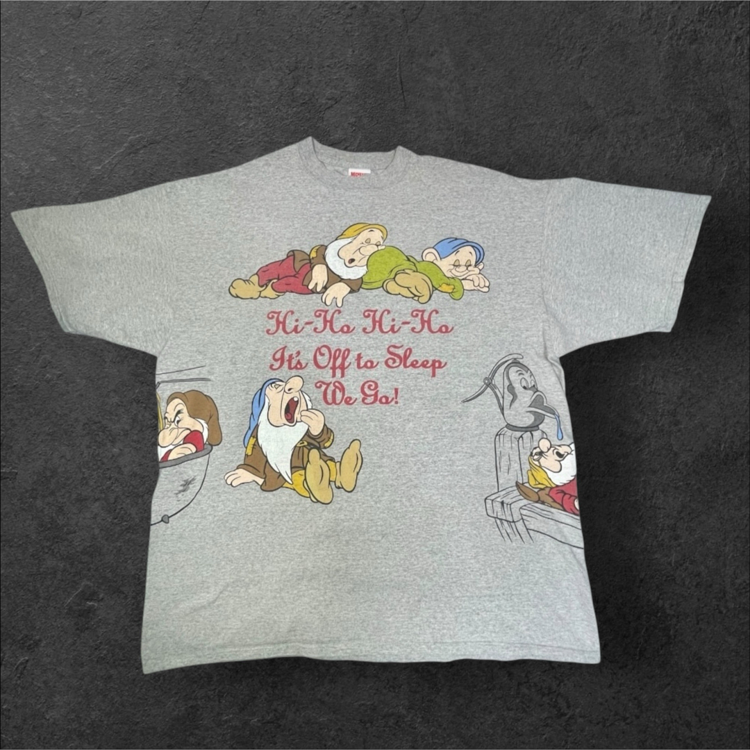 Disney - Vintage Disney 白雪姫 七人の小人達TシャツBIGサイズ4 Disney - Vintage Disney 白雪姫 七人の小人達TシャツBIGサイズ4