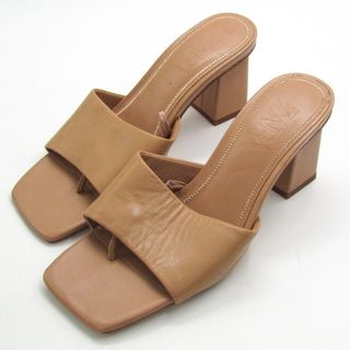 ZARA - ザラ ミュール チャンキーヒール サンダル 靴 レディース ZARA - ザラ ミュール チャンキーヒール サンダル 靴 レディース