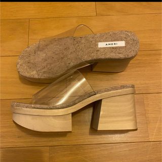 Ameri VINTAGE - Ameri VINTAGE クリアサンダルの通販 by ゆっち Ameri VINTAGE - Ameri VINTAGE クリアサンダルの通販 by ゆっち