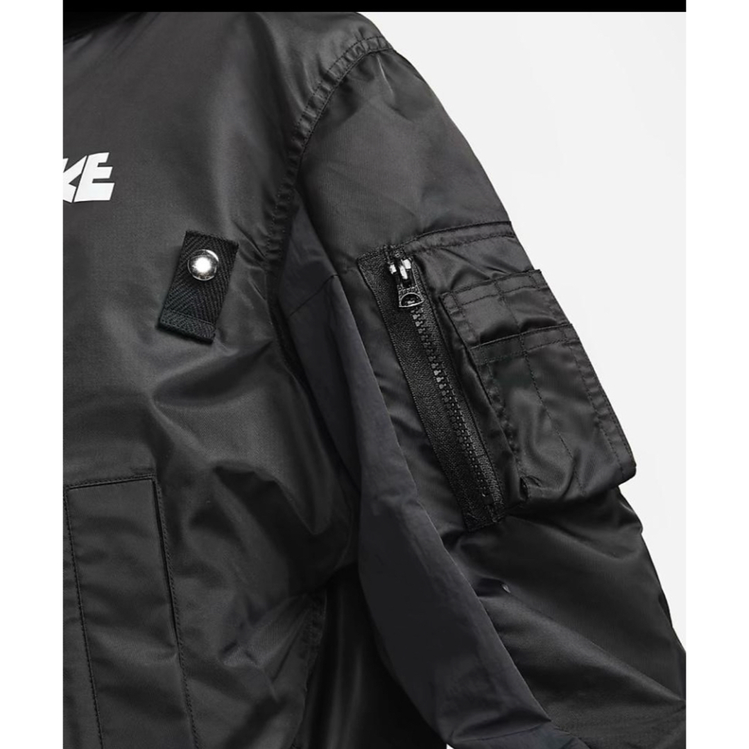 NIKE - sacai NIKE サカイ ナイキ ボンバージャケットサイズSの NIKE - sacai NIKE サカイ ナイキ ボンバージャケットサイズSの