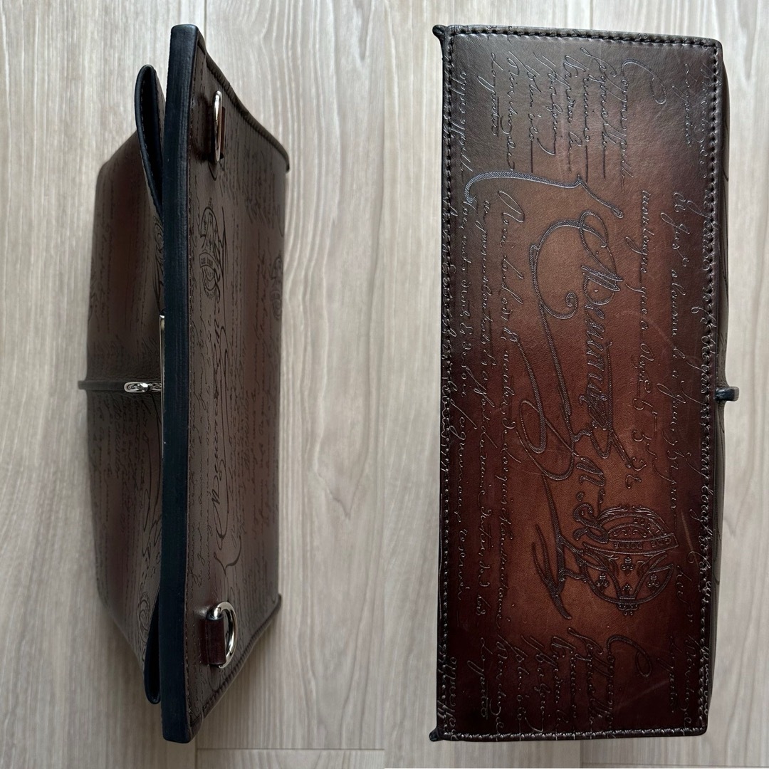 BERLUTI - 特注98万 ベルルッティ ルッティ25 レザー バッグ BERLUTI - 特注98万 ベルルッティ ルッティ25 レザー バッグ