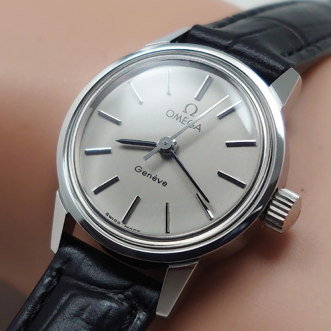 OMEGA - OH済 1974年製 オメガ ジュネーブ レディース 手巻き 中 OMEGA - OH済 1974年製 オメガ ジュネーブ レディース 手巻き 中