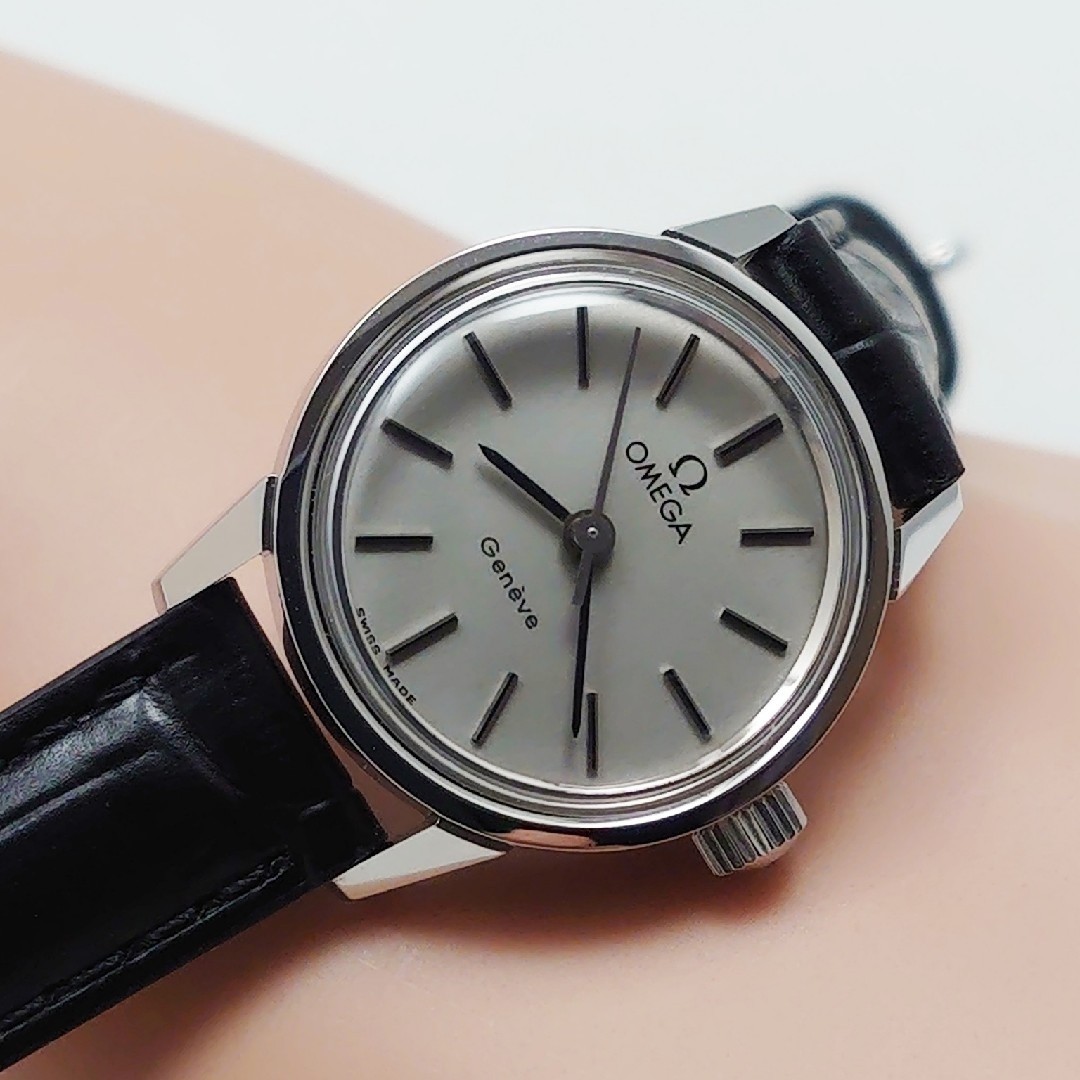 OMEGA - OH済 1974年製 オメガ ジュネーブ レディース 手巻き 中 OMEGA - OH済 1974年製 オメガ ジュネーブ レディース 手巻き 中