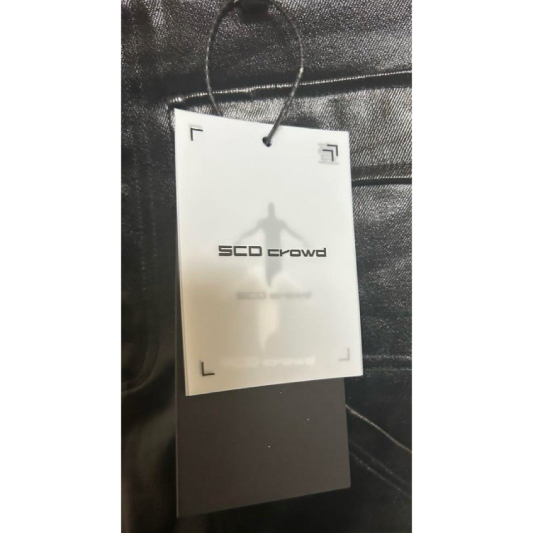 SCD CROWD レザーカーゴパンツ