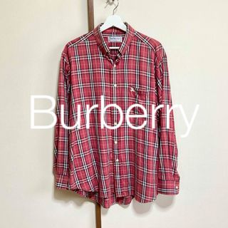 BURBERRY - 90年代 USA製 Burberrys バーバリーズ 長袖ドレス BURBERRY - 90年代 USA製 Burberrys バーバリーズ 長袖ドレス