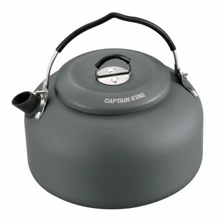 キャプテンスタッグ キャンプ バーベキュー用 やかん ケトル アルミ キャンピン(調理器具)