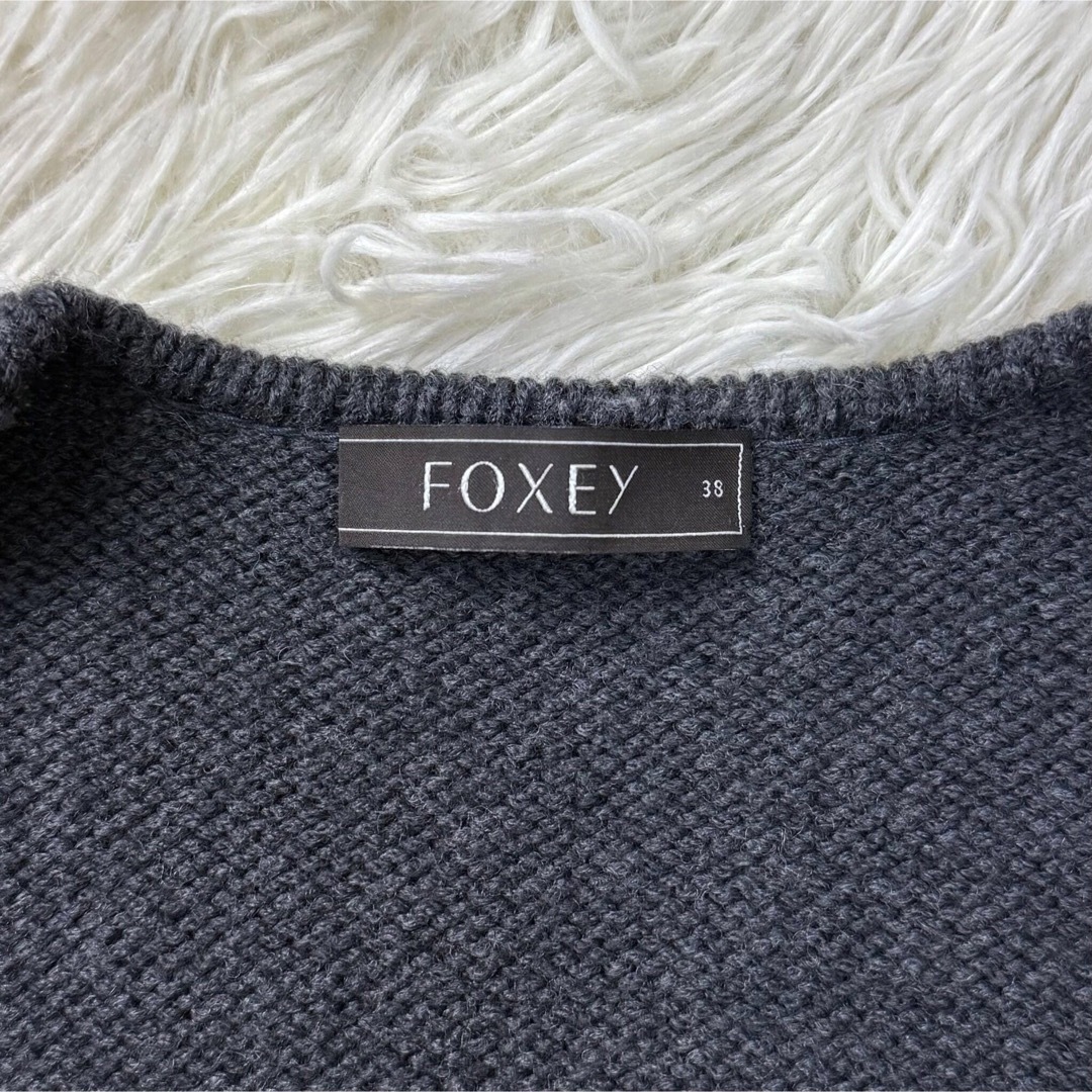FOXEY - 美品♡最高級♡FOXEY フォクシー ブランドロゴ ロング FOXEY - 美品♡最高級♡FOXEY フォクシー ブランドロゴ ロング