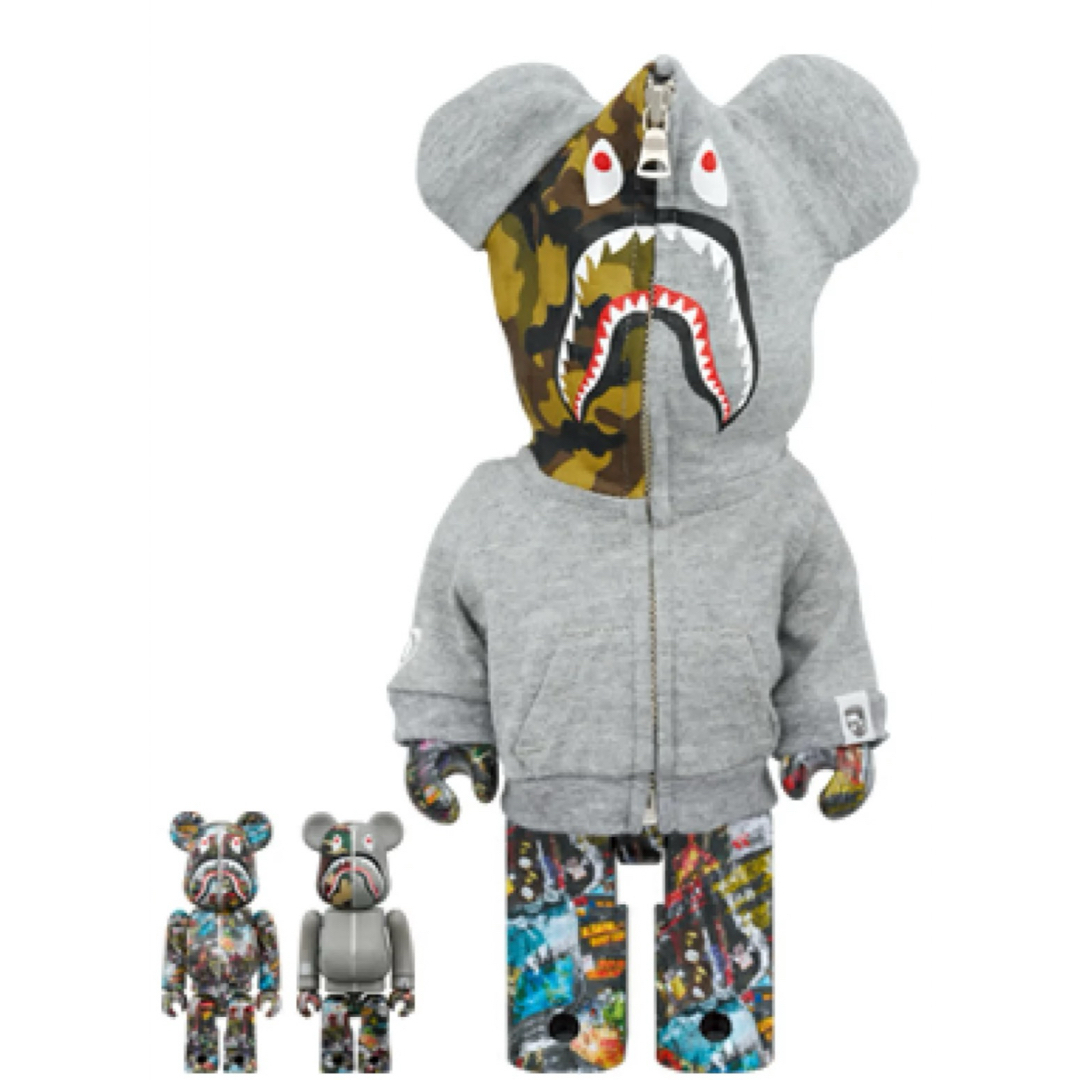 MEDICOM TOY - BE@RBRICK BAPE(R) LEGACY CAMO SHARK の通販 by MEDICOM TOY - BE@RBRICK BAPE(R) LEGACY CAMO SHARK の通販 by