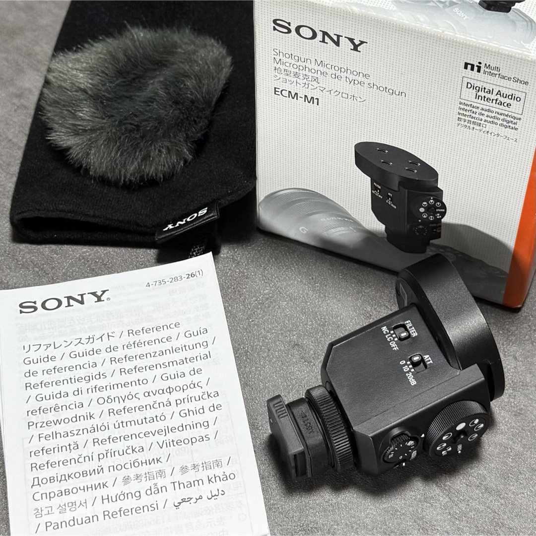 SONY - SONY(ソニー)ECM-M1 ショットガンマイクの通販 by SONY - SONY(ソニー)ECM-M1 ショットガンマイクの通販 by