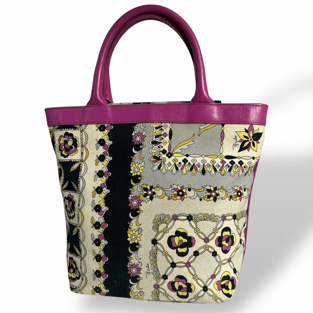 EMILIO PUCCI - 希少 美品 エミリオプッチ ハンドバッグ EMILIO PUCCI - 希少 美品 エミリオプッチ ハンドバッグ