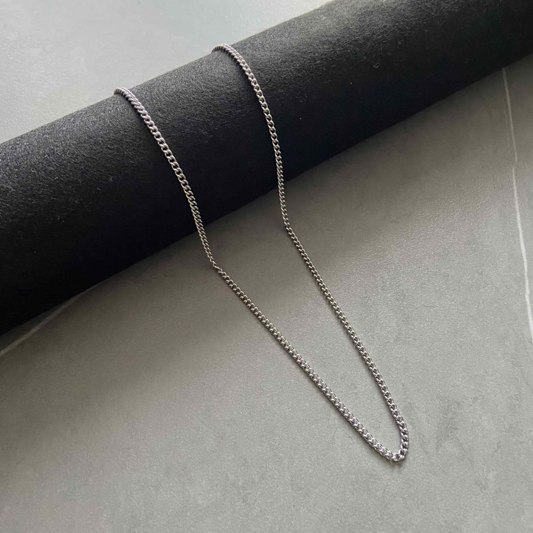 メンズ シルバー チェーン ネックレス メンズのアクセサリー(ネックレス)の商品写真