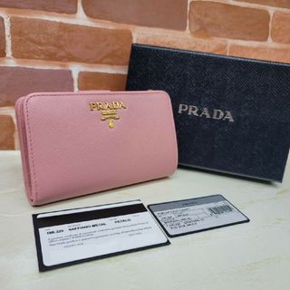 PRADA - PRADA プラダ 長財布 グリーン リボン ロゴ PRADA - PRADA プラダ 長財布 グリーン リボン ロゴ