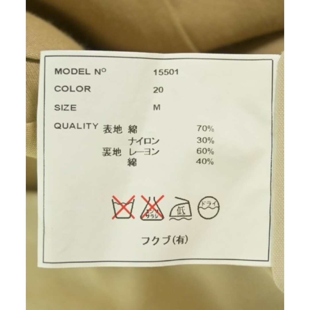 YAECA - YAECA ヤエカ ステンカラーコート M ベージュ 【古着 YAECA - YAECA ヤエカ ステンカラーコート M ベージュ 【古着
