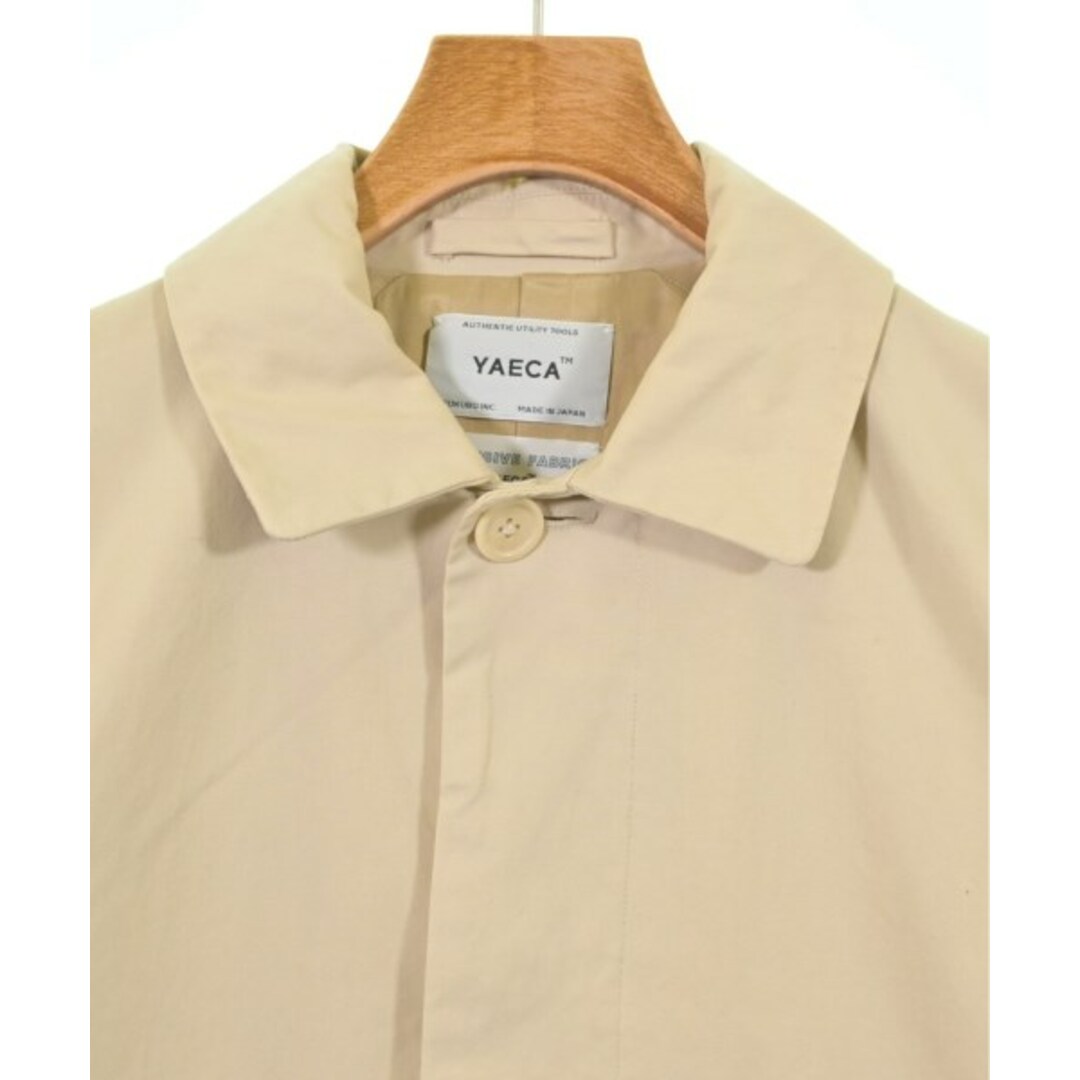 YAECA - YAECA ヤエカ ステンカラーコート M ベージュ 【古着 YAECA - YAECA ヤエカ ステンカラーコート M ベージュ 【古着