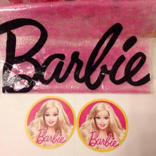 バービー(Barbie)の新品　未使用　バービー コースター 2枚セット barbie(テーブル用品)